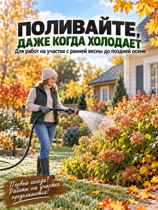 Садовита Шланг поливочный армированный морозостойкий 20 м, 20 м, фото 2