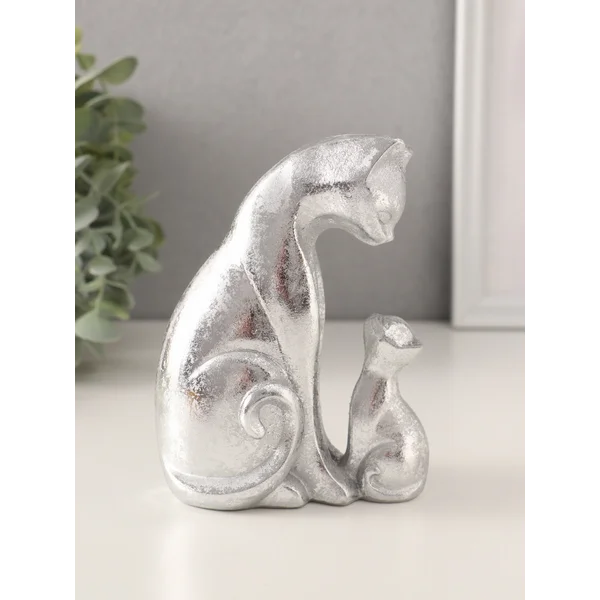 Фигурка Кошка с котенком