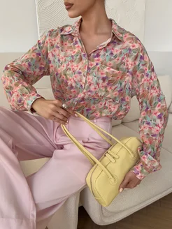 Хлопковая рубашка летняя с длинным рукавом HELLO MODA! 432683795 купить за 2 065 ₽ в интернет‑магазине Wildberries