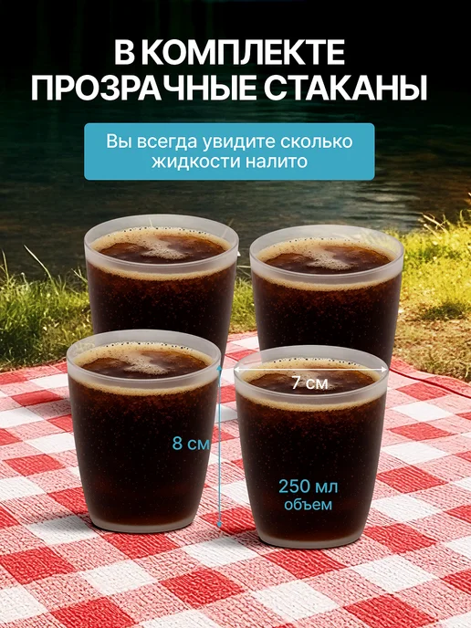 SparkPlast Набор для пикника на 4 персоны 27 предметов, вариант, фото 8