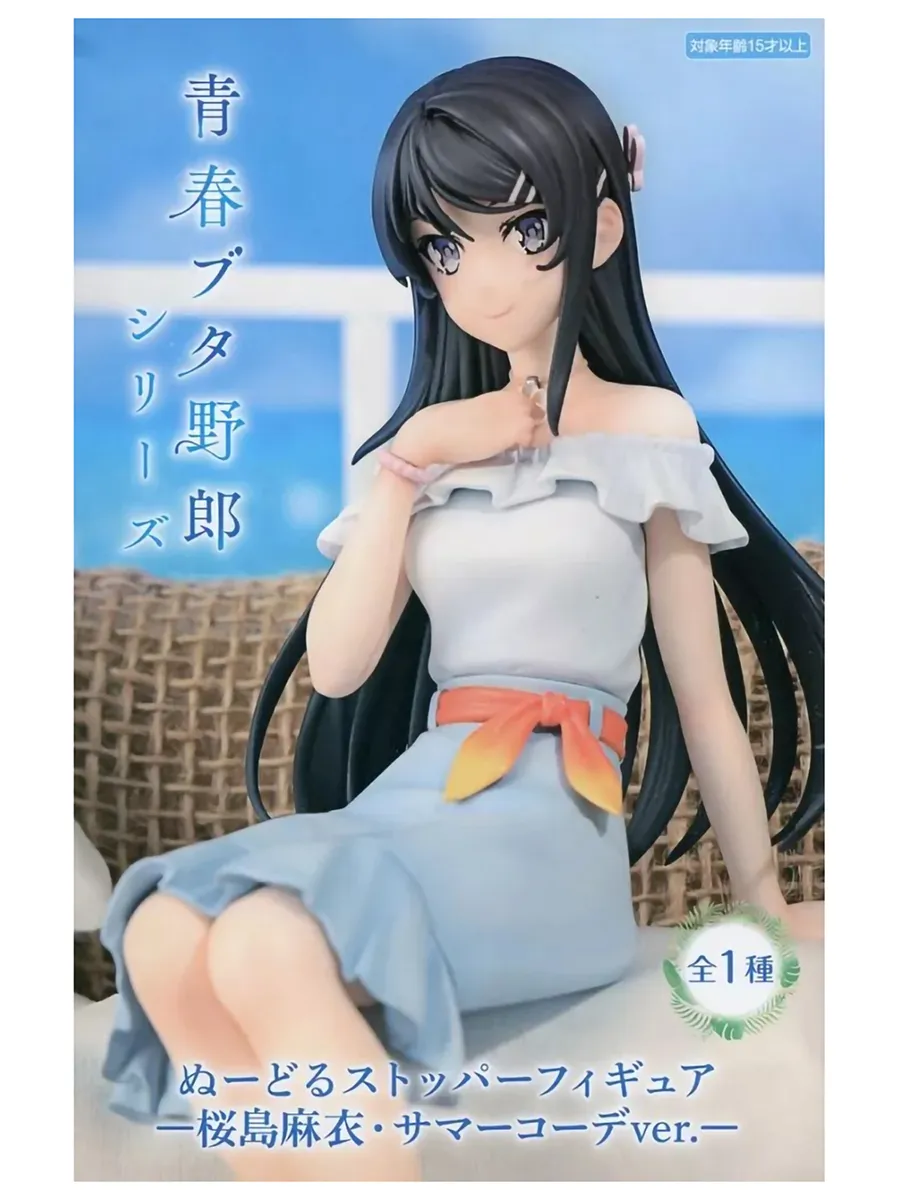 Фигурка Аниме Noodle Bunny Girl Senpai Mai Sakurajima 15см