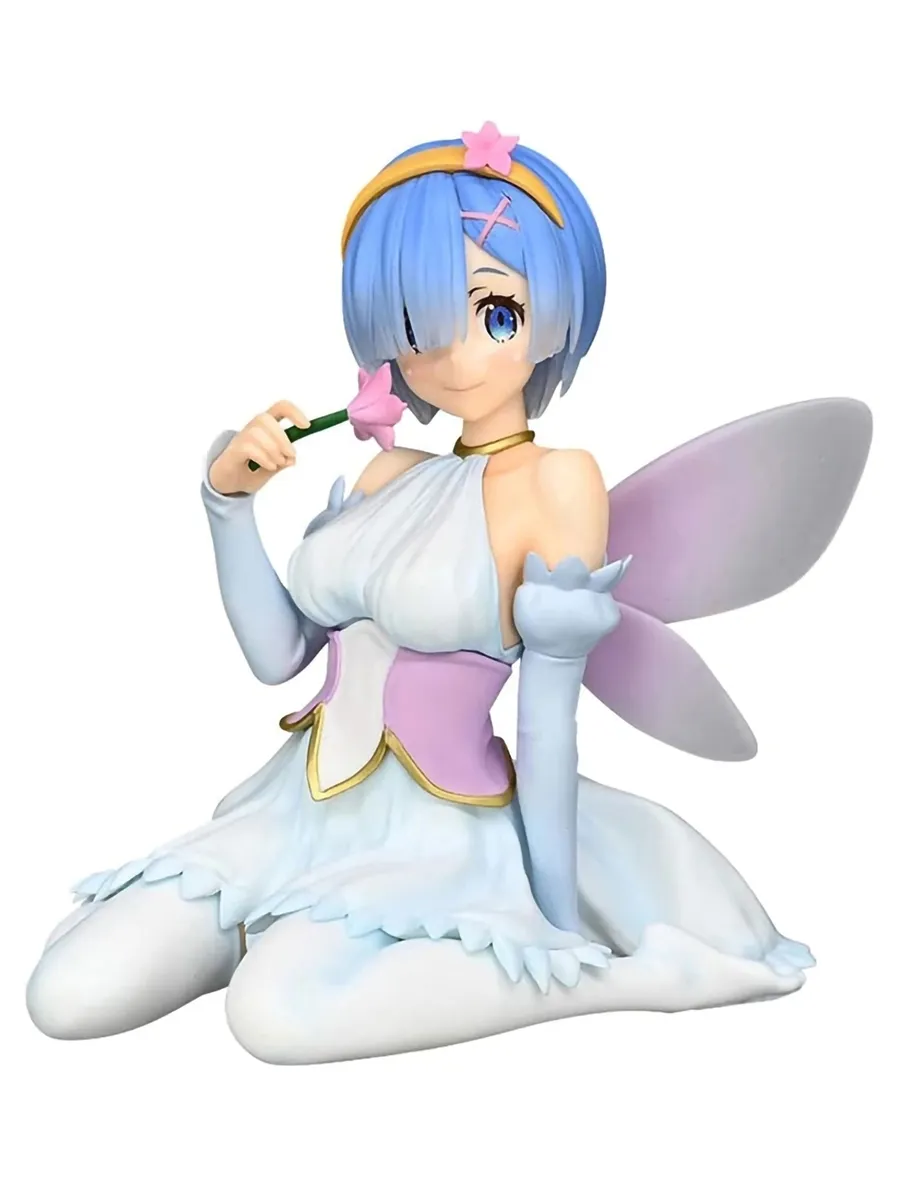 Фигурка Аниме Noodle Stopper Re:Zero Rem Flower Fairy 20см