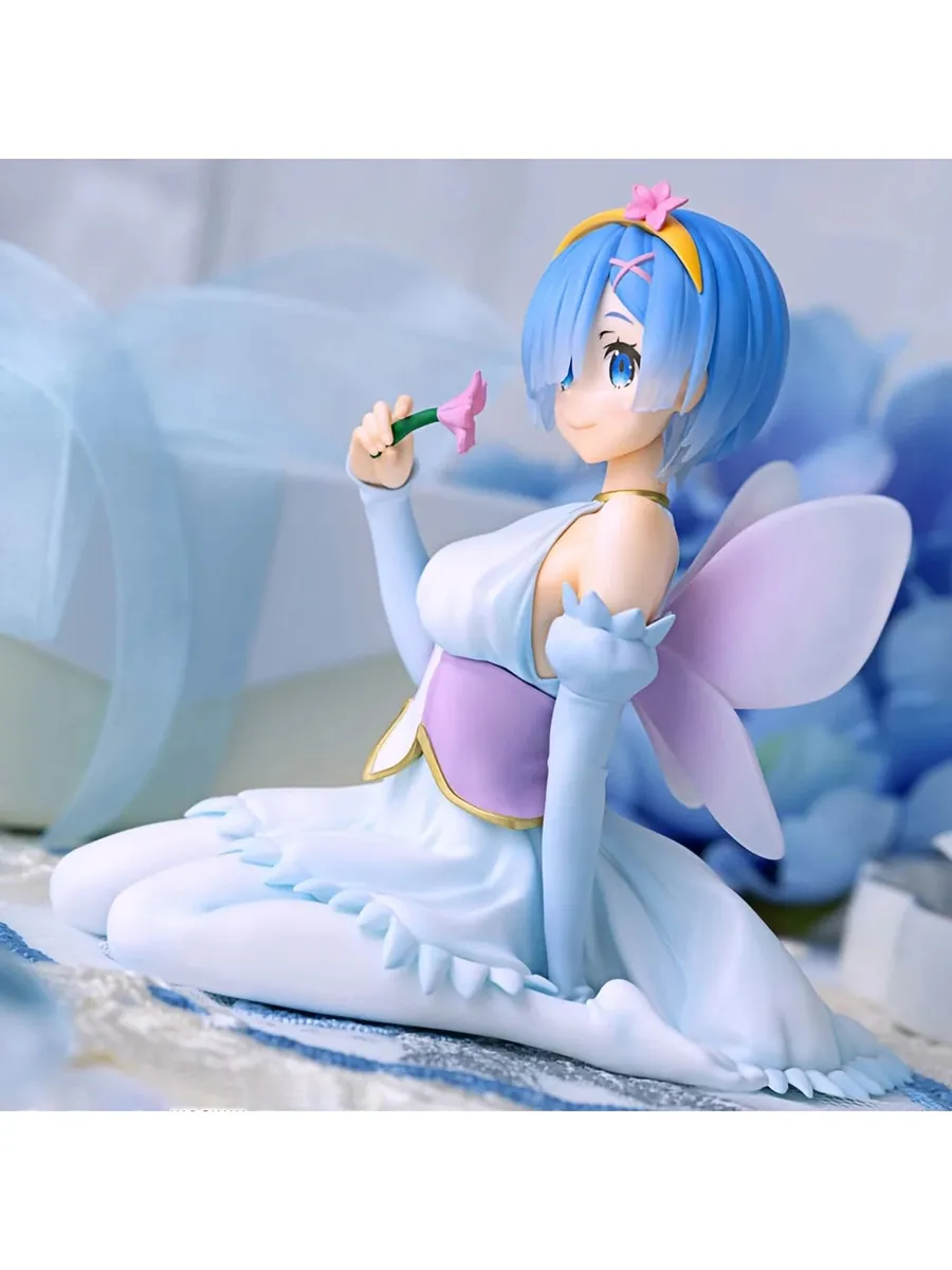 Фигурка Аниме Noodle Stopper Re:Zero Rem Flower Fairy 20см