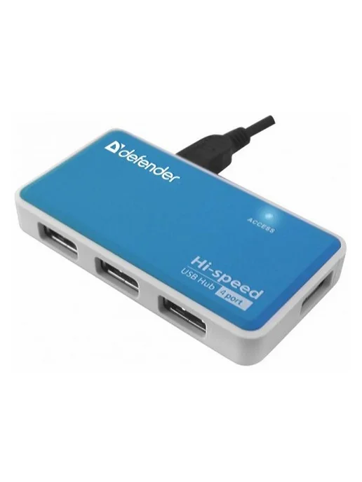 DEFENDER Разветвитель USB порта Q-Pow, синий