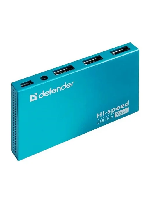 DEFENDER Разветвитель USB порта SeptSlm, синий, фото 2