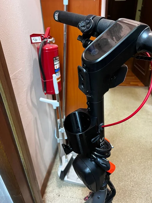 Подстаканник зажимной для электросамоката Ninebot F3 G3, черный, фото 2