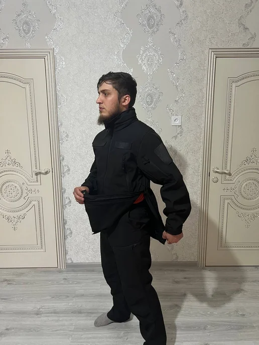 KHALIL Костюм мембранный Soft Shell черный СПН, черный, фото 2