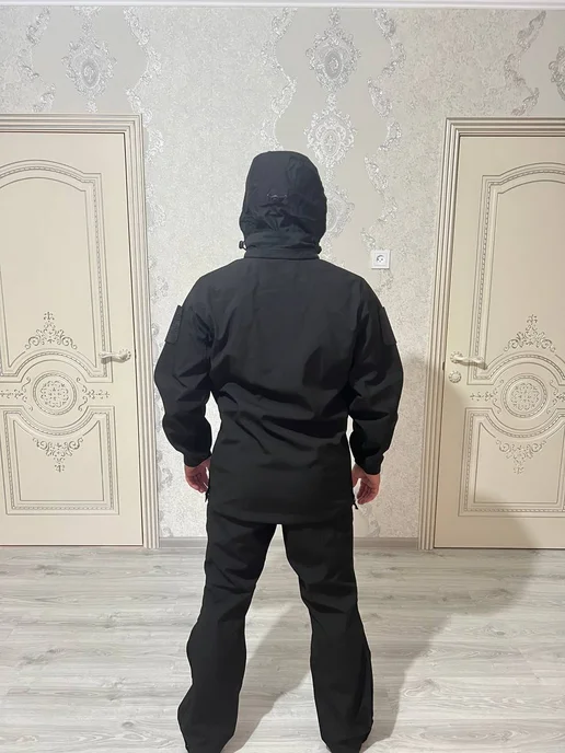 KHALIL Костюм мембранный Soft Shell черный СПН, черный, фото 5