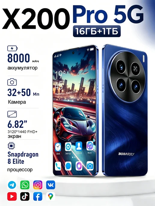 Смартфон VOVE Gt10 16/16 ГБ, синий