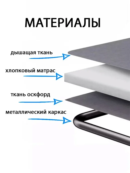 Кресло шезлонг складной взрослый для дачи и отдыха, серый, фото 5