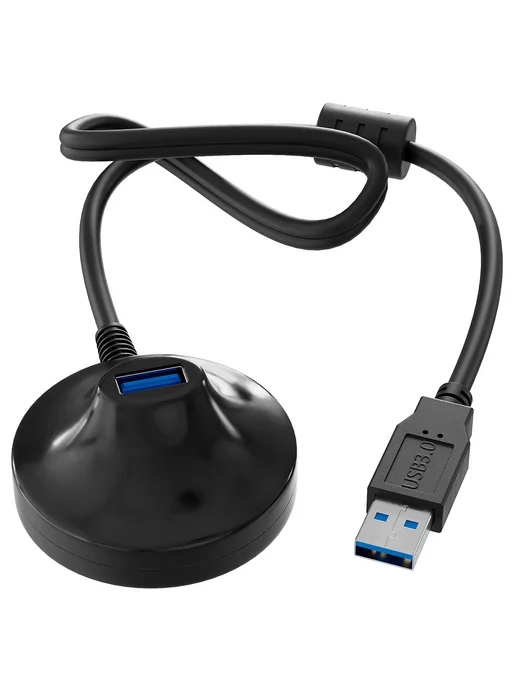 GSMIN Кабель удлинитель с подставкой USB 3.0 (0.8 м), 0,8 м