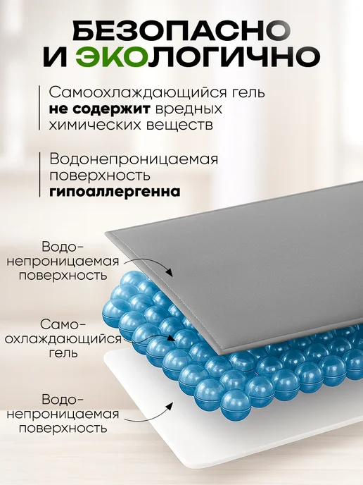 Fluffyboss Охлаждающий коврик для собак и кошек, зеленый, фото 5