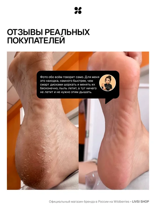 LIVSI Кератолитик для пяток профессиональный от гиперкератоза, вариант, фото 8