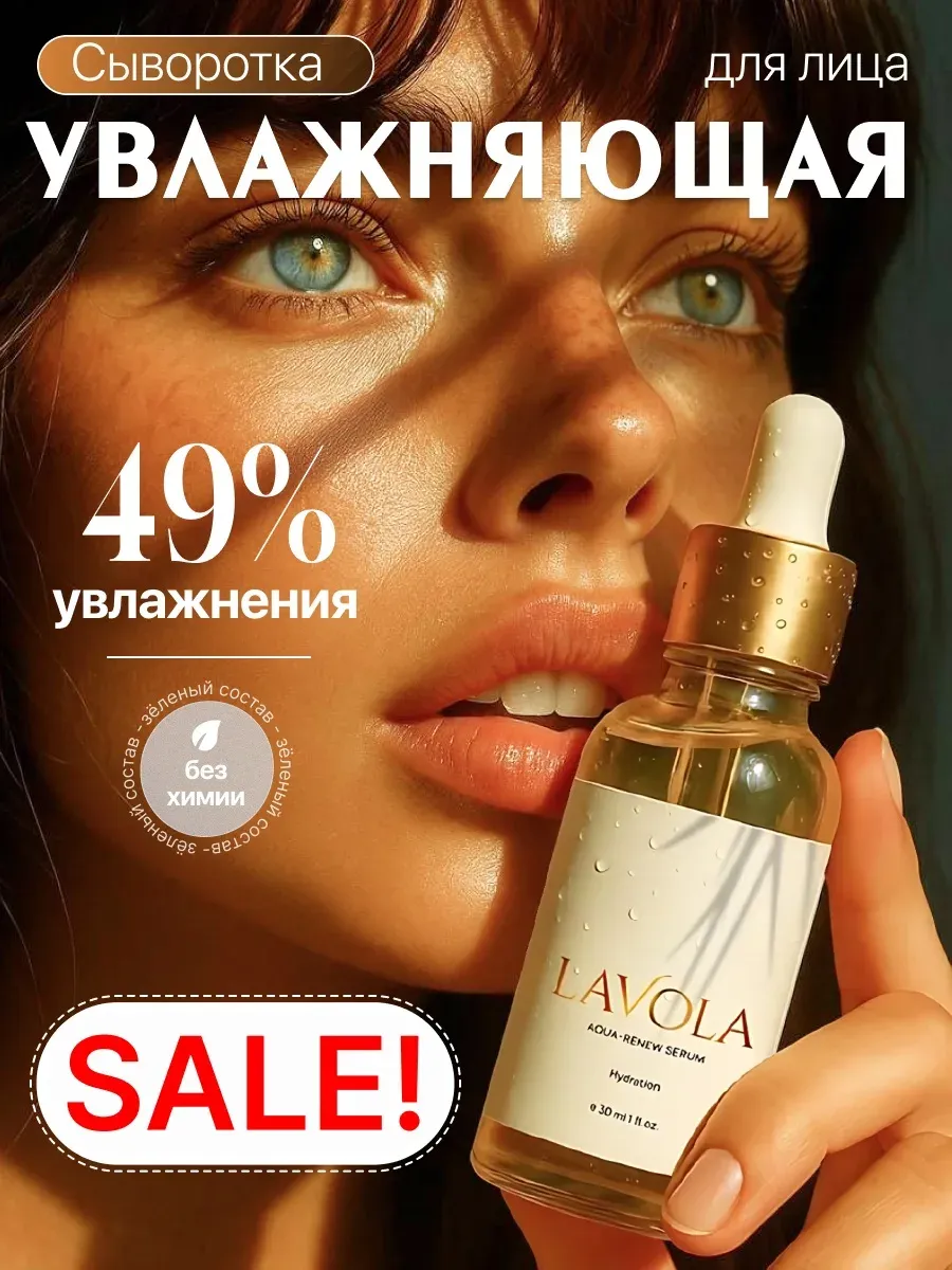 Увлажняющая сыворотка для лица 30 мл