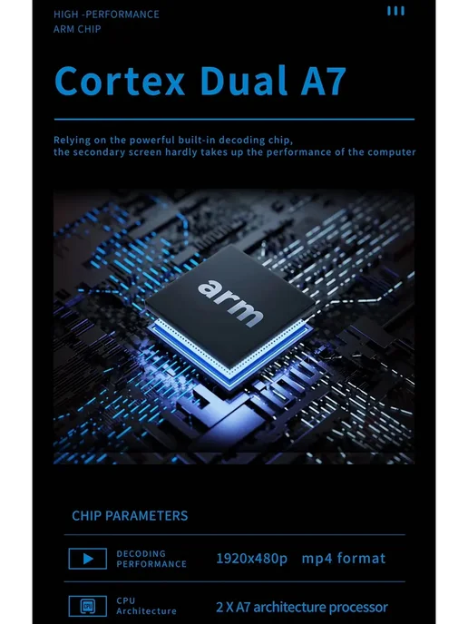 TURZX Монитор 8.8дюймовый + SD карта 64Gb CPU Ram HDD, 64 ГБ, фото 7