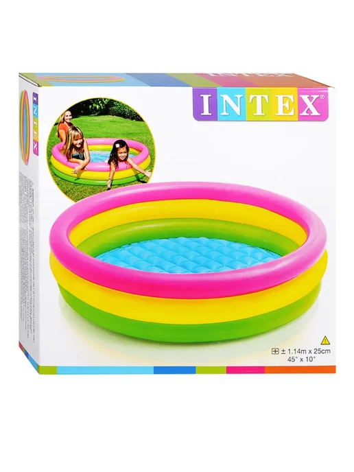 Intex Бассейн надувной детский 114х25 см, 57412NP, 114x25 см, фото 4