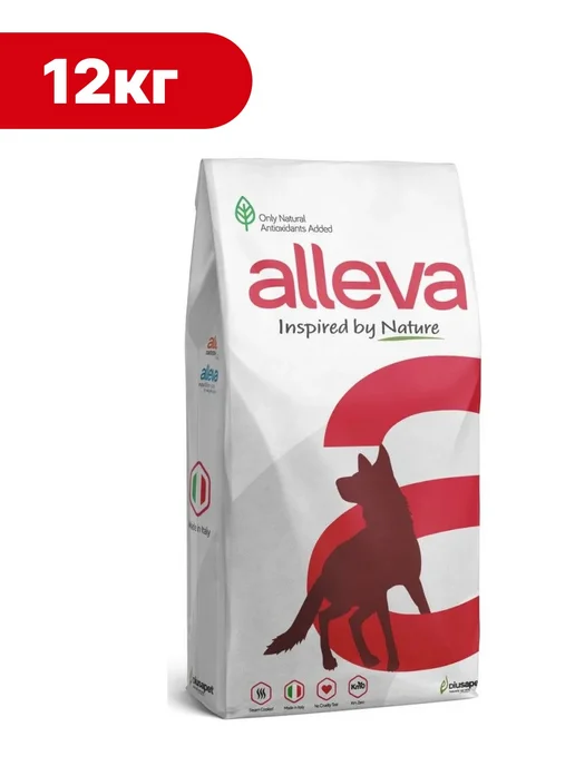 Сухой корм Alleva Holistic для собак, мелкие, оленина, ягненок, 12 кг