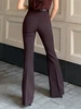 Брюки клеш 433908343 купить за 2 622 ₽ в интернет‑магазине Wildberries