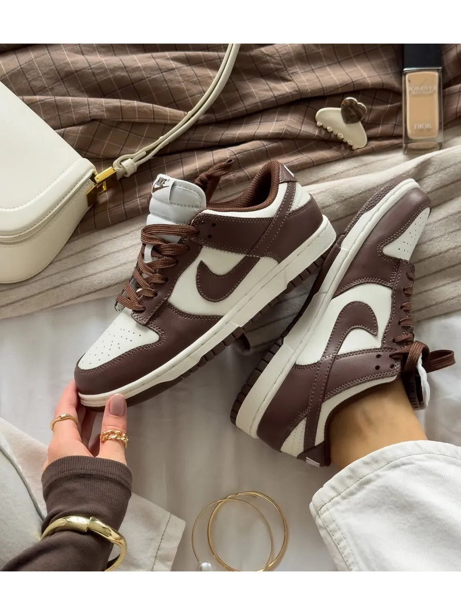 Кроссовки Dunk SB Brown кеды коричневый для школы