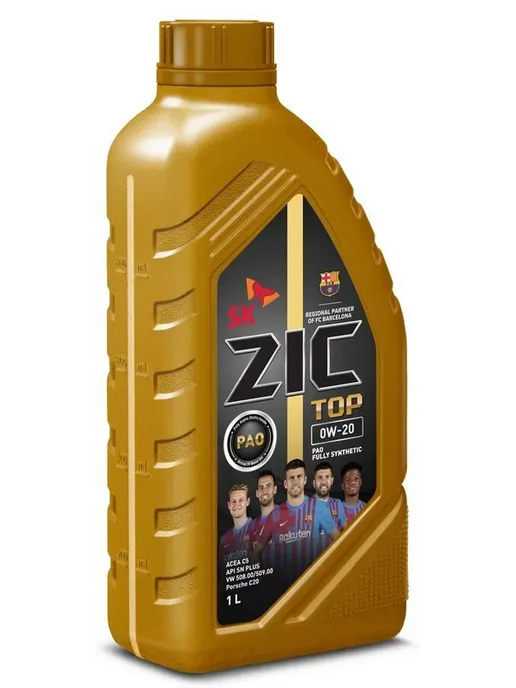 ZIC Масло моторное Top (4T) 0W20 1л. синт, 1 л, фото 2