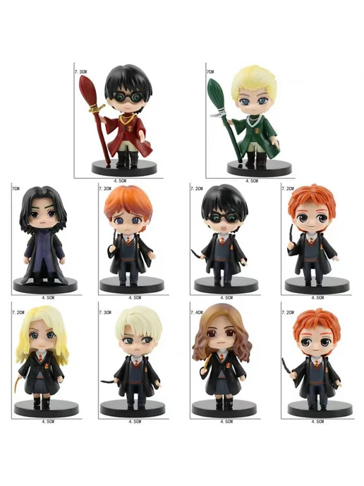 Harry Potter Набор фигурок Гарри Поттер, 7 см, 10 шт, 10 шт, фото 3
