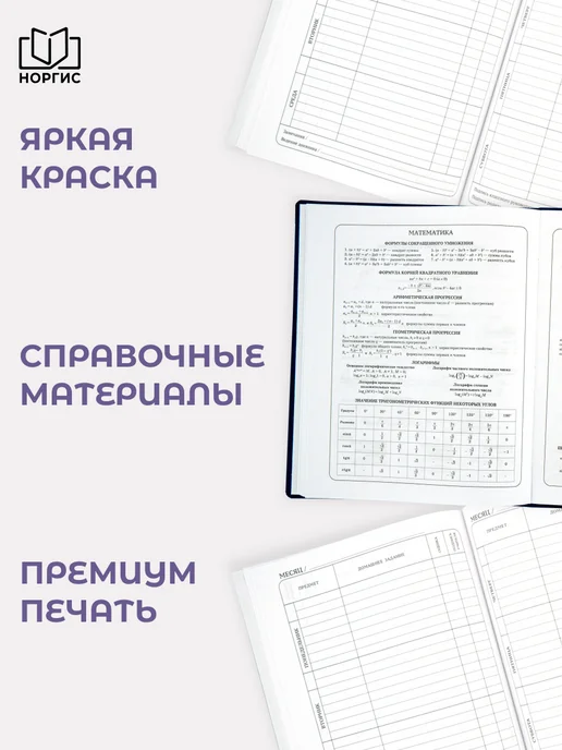 Норгис-пресс Дневник школьный с котиком 1-11 класс твердая обложка, фиолетовый, фото 3