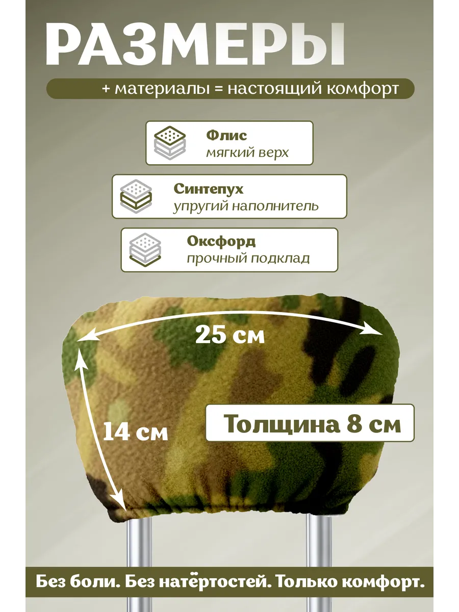Мягкие накладки валики на подмышечные костыли фото 3