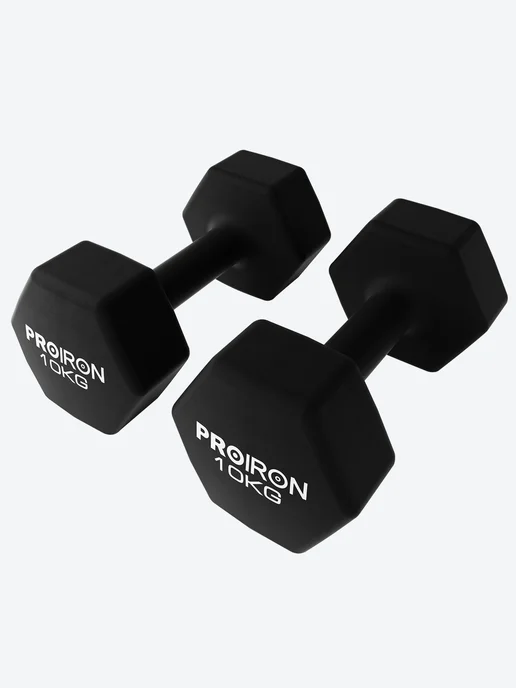 PROIRON Гантели 6 кг 2 шт для фитнеса женские, мужские, 10 кг, 2 шт, фото 6