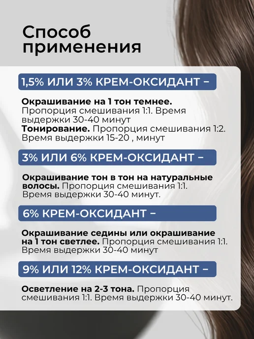 concept Краска для волос 1.1 Черный Индиго, 100 мл, 100 мл, фото 5